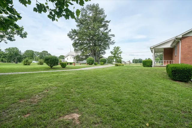 a view of terrace with wooden floor