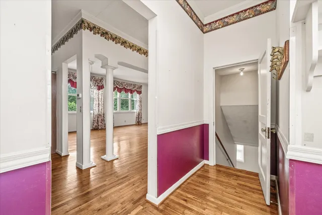 a kitchen with a stove a sink and a microwave