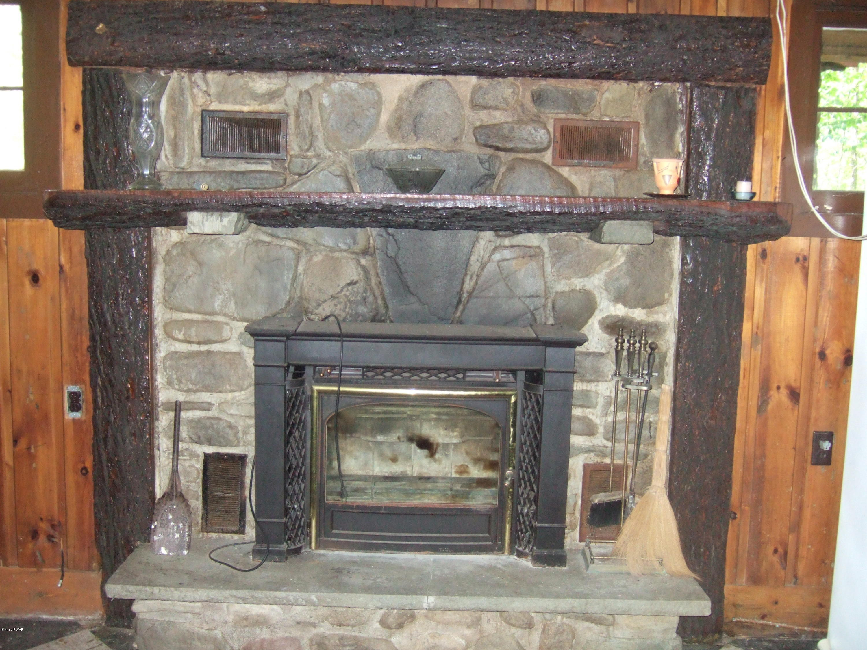 20 Old Peggy Runway Road Beach Lake, PA 18405 - Photo 12 of 26 Natural Stone Fireplace