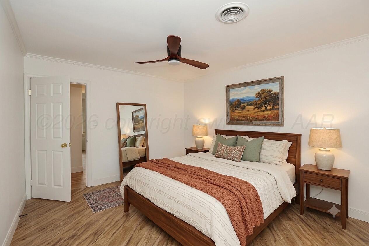 5920 Hester Road Amarillo, TX 79124 - Photo 21 of 38 Bedroom 2 Staged