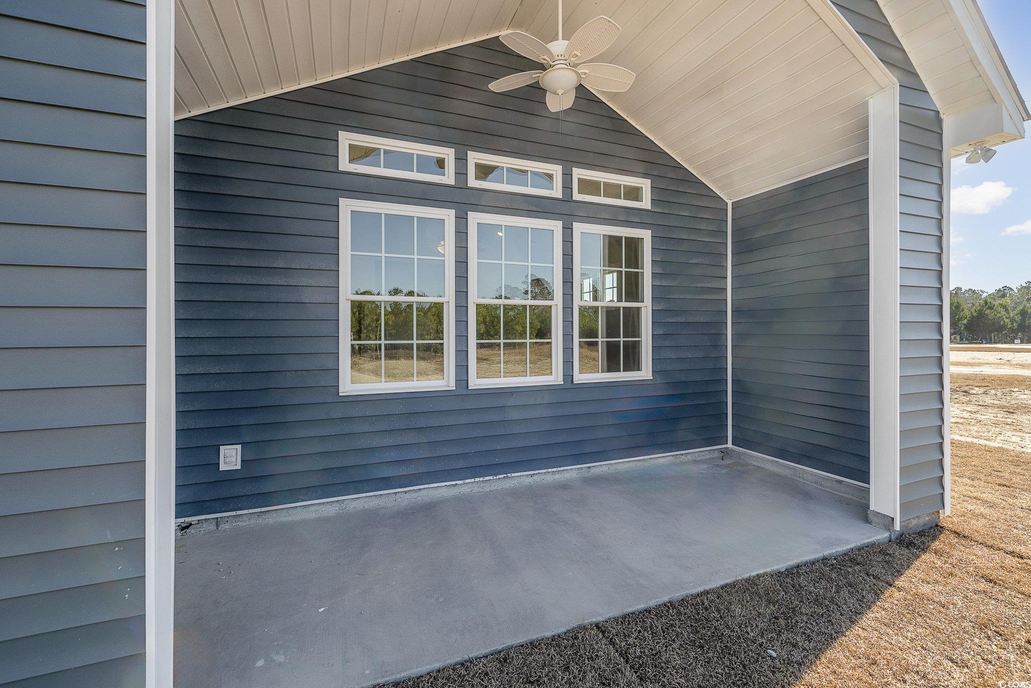 381 Log Cabin Road Loris, SC 29569 - Photo 29 of 35 View of patio featuring ceiling fan
