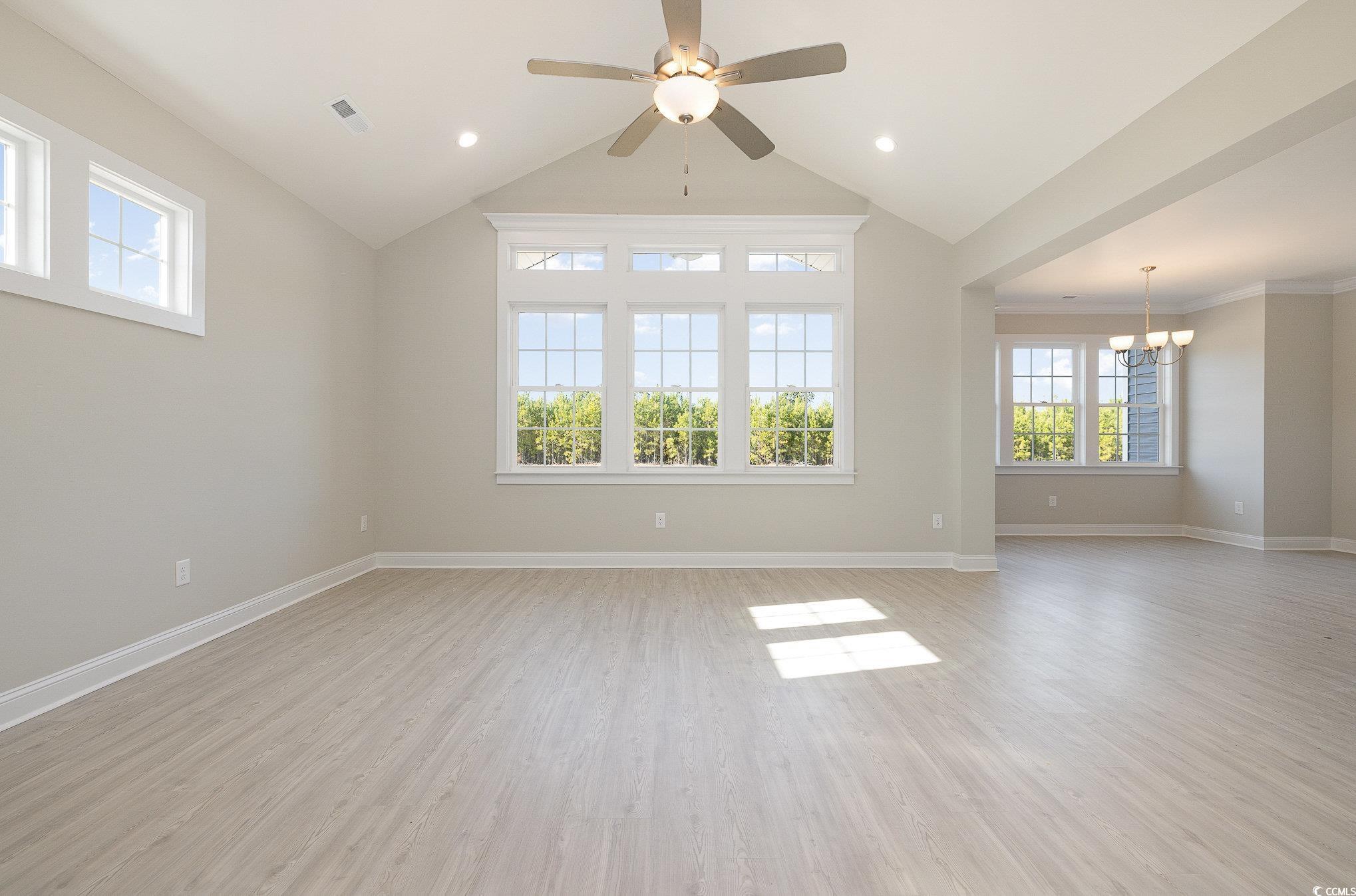 381 Log Cabin Road Loris, SC 29569 - Photo 7 of 35 Spare room featuring ceiling fan with notable chan