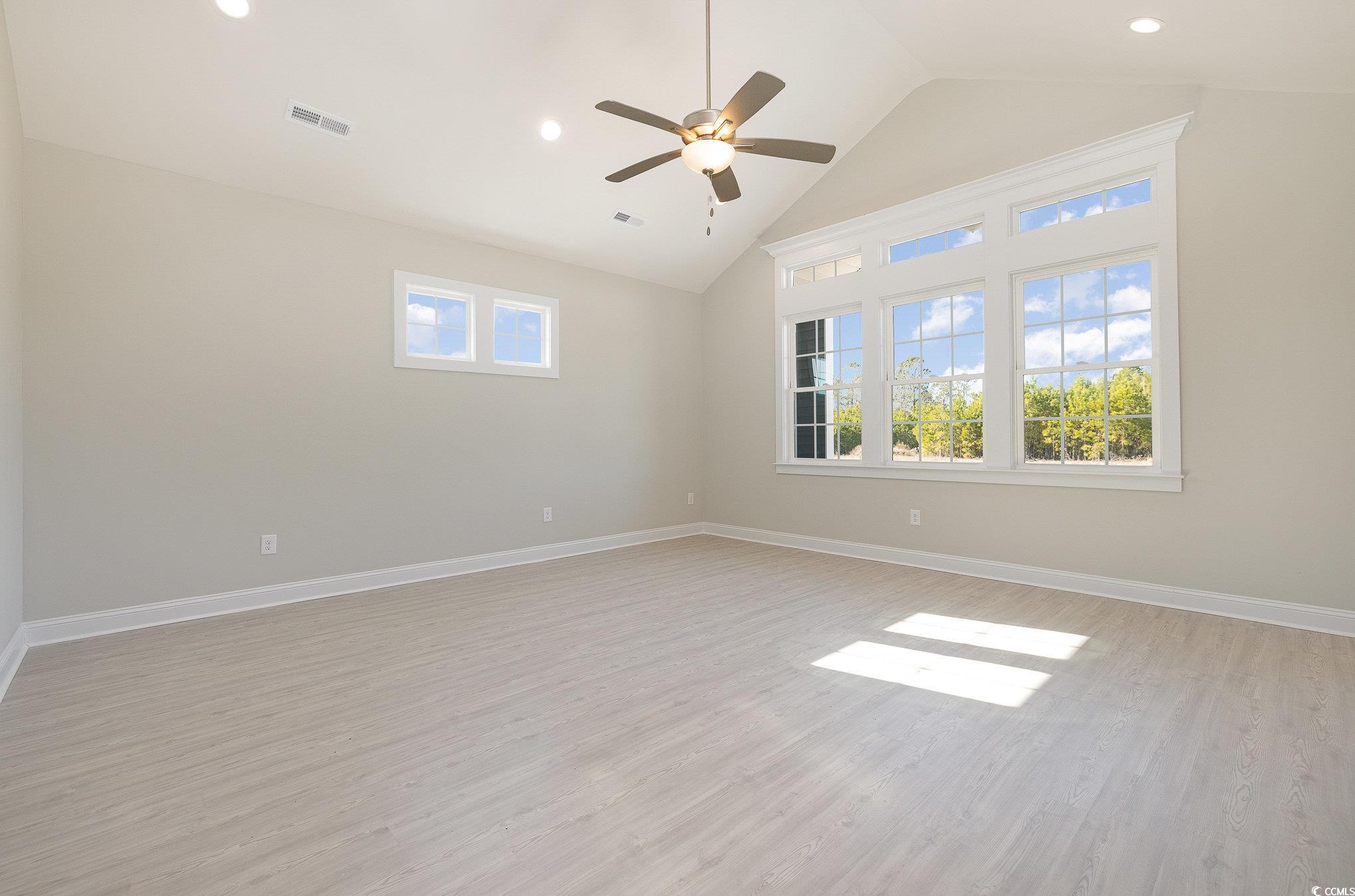 381 Log Cabin Road Loris, SC 29569 - Photo 8 of 35 Spare room with light hardwood / wood-style floors