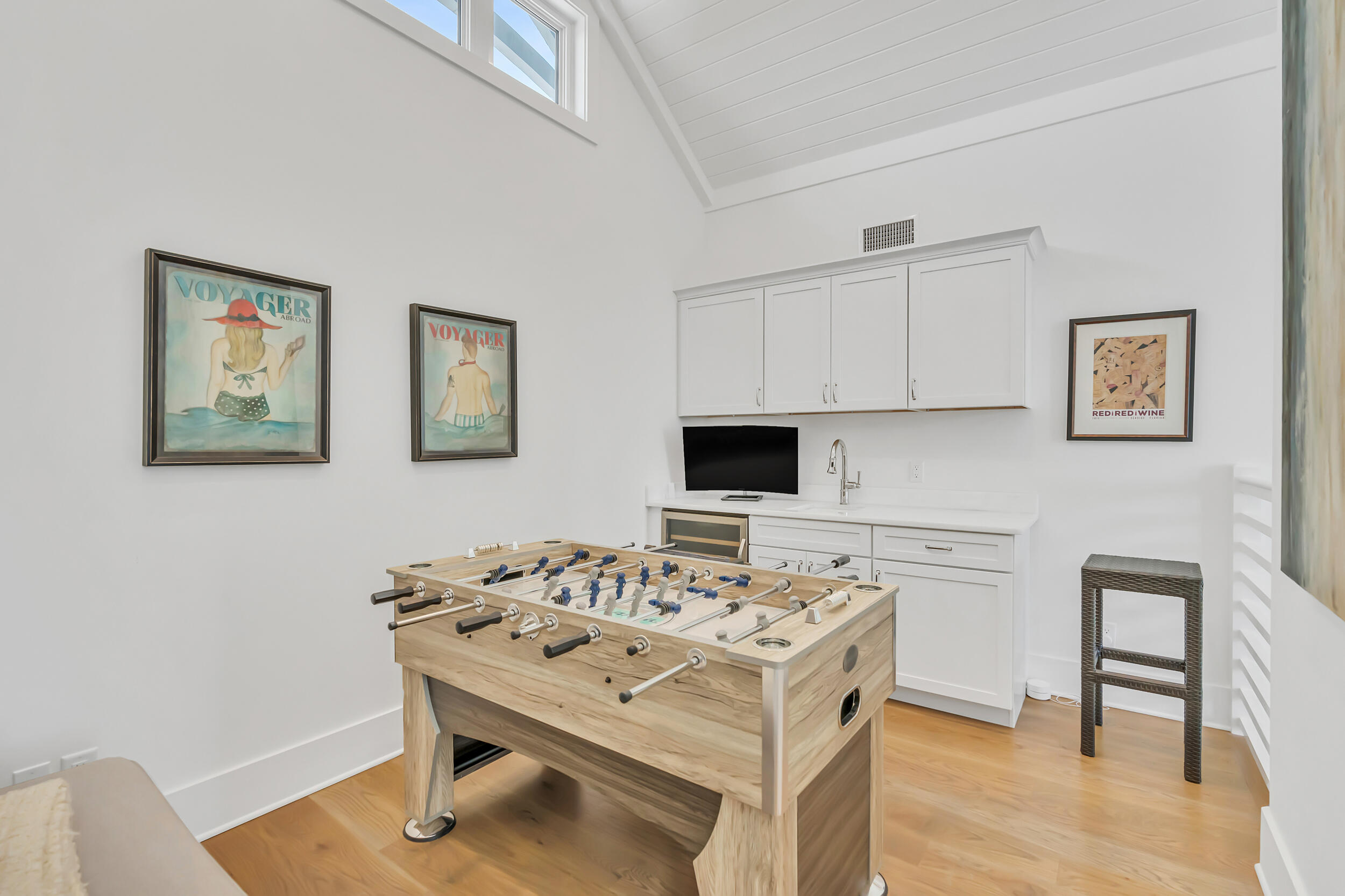 84 Pine Crest Circle Inlet Beach, FL 32461 - Photo 43 of 74 a kitchen with a table chairs and a sink
