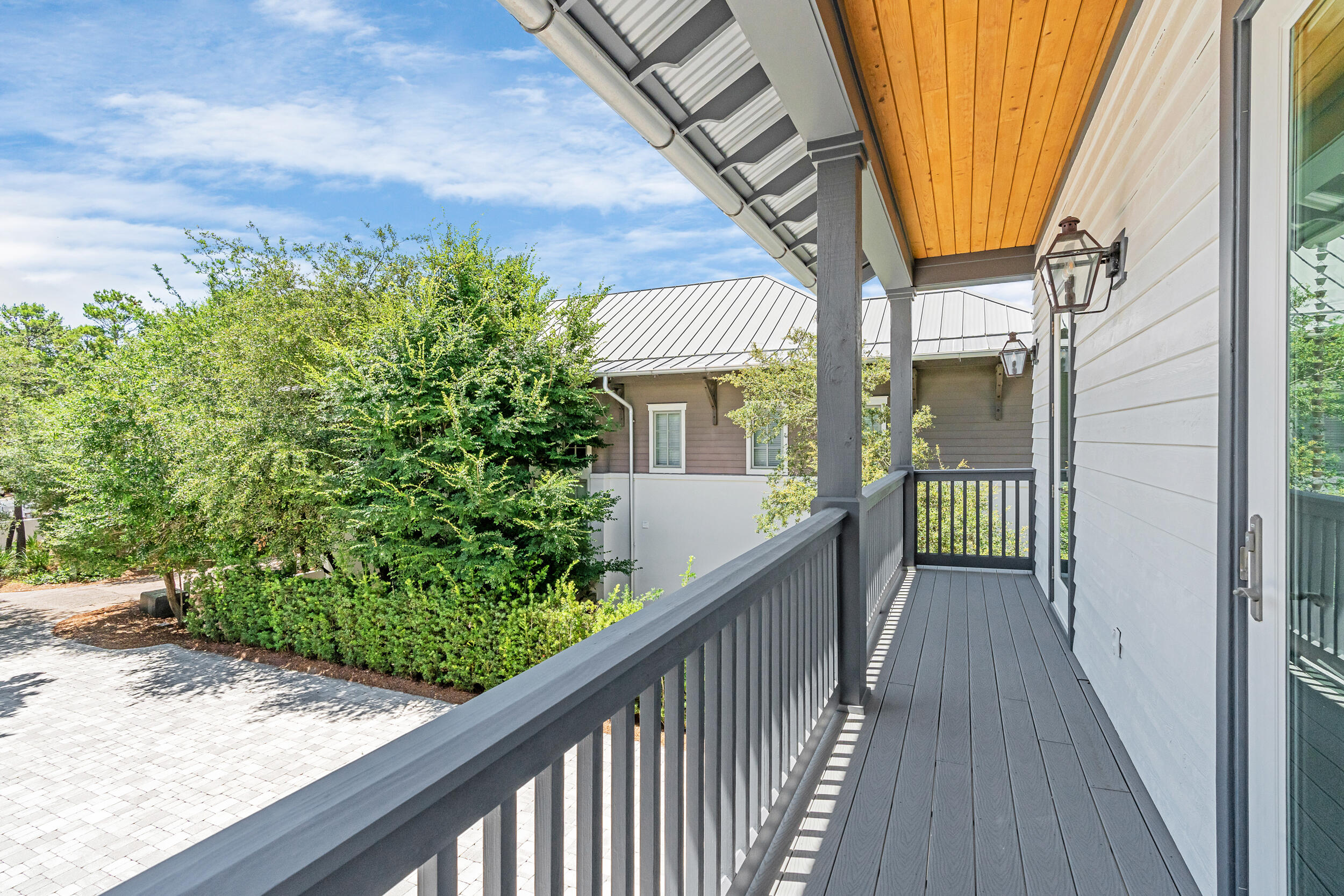 84 Pine Crest Circle Inlet Beach, FL 32461 - Photo 54 of 74 a view of a pathway of a house with wooden floor