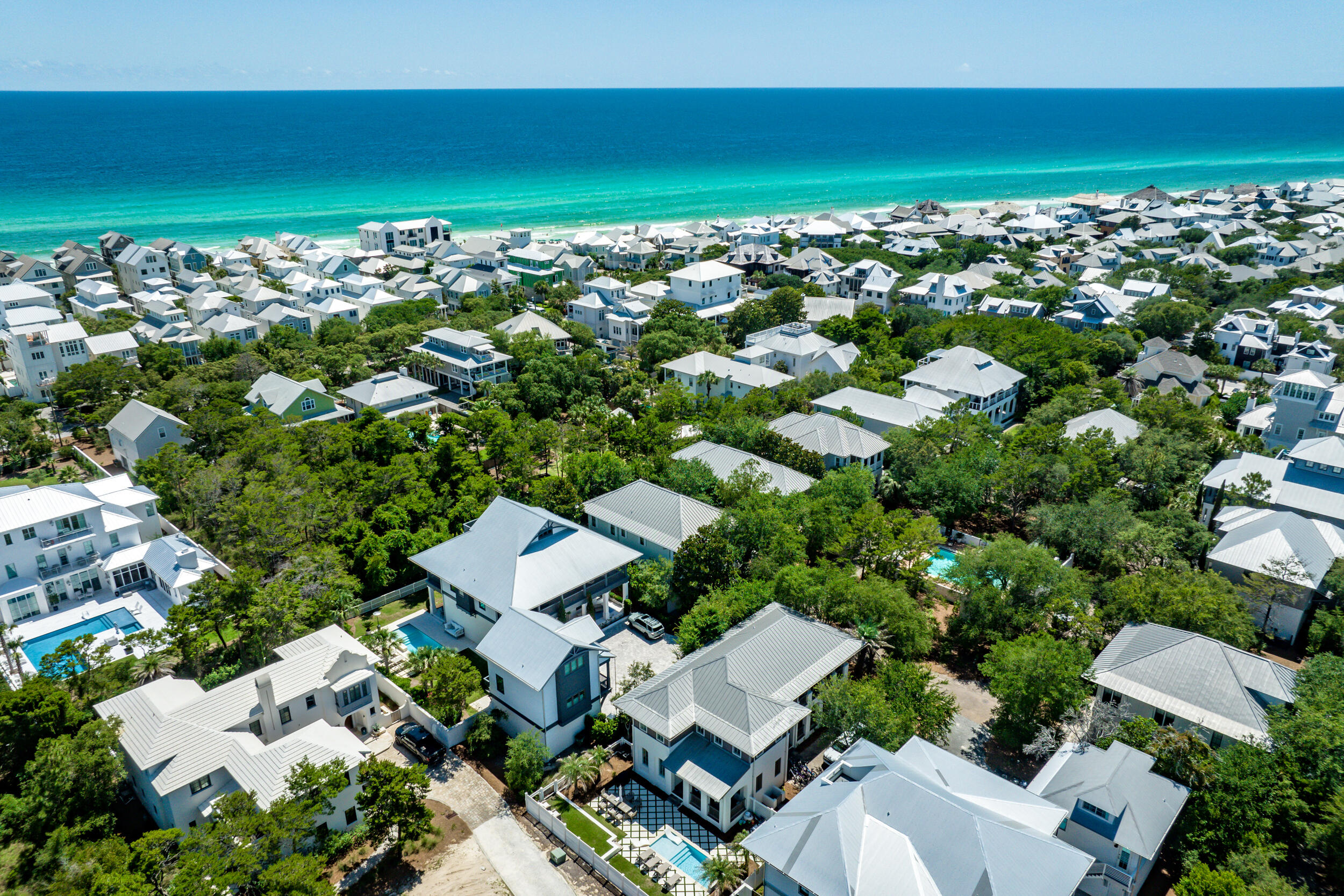84 Pine Crest Circle Inlet Beach, FL 32461 - Photo 10 of 74 an aerial view of a house with a yard