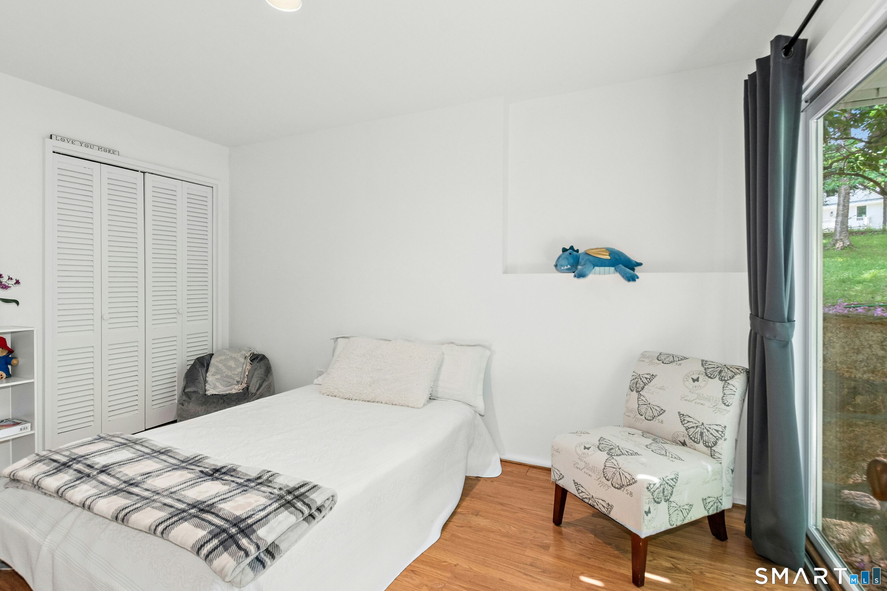 38 Old Redding Road Weston, CT 06883 - Photo 28 of 40 An additional Bedroom also has sliders to access the outside.