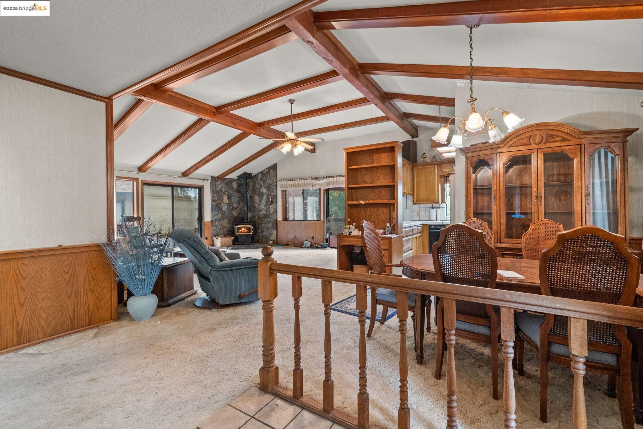 12087 Breckenridge Road Groveland, CA 95321 - Photo 7 of 31 a view of a dining room with furniture window and outside view