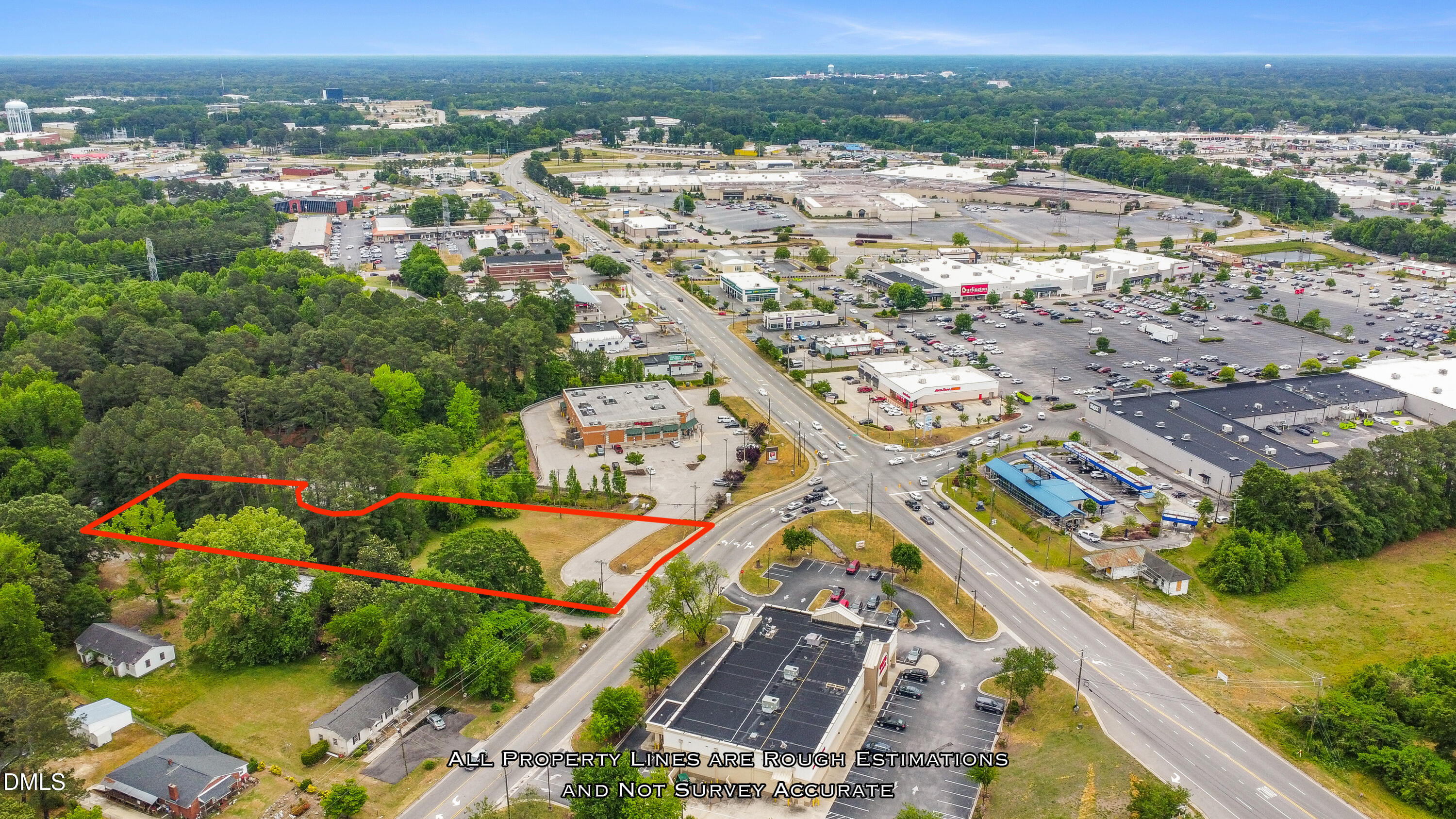 0 Goldrock Road Rocky Mount, NC 27804 - Photo 3 of 10 an aerial view of residential houses with outdoor space