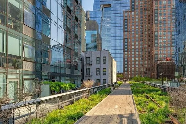 a front view of a building with retail shops