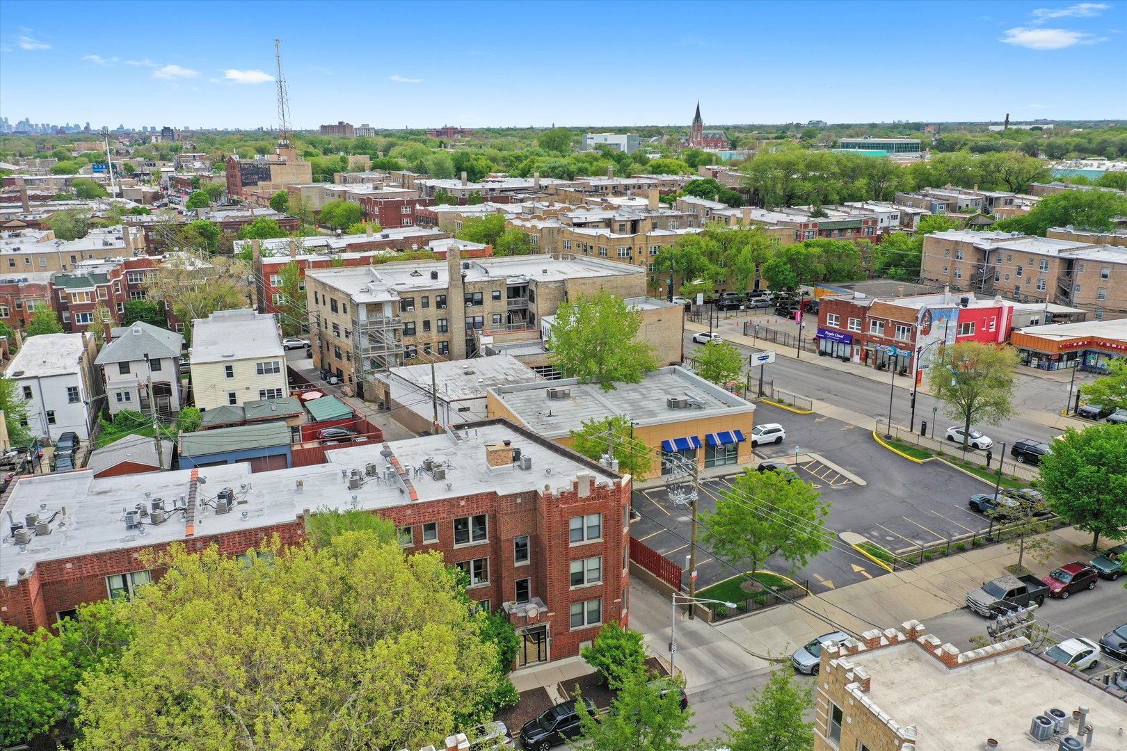 1627 West Columbia Avenue, Unit GW Chicago, IL 60626 - Photo 27 of 28 an aerial view of a city