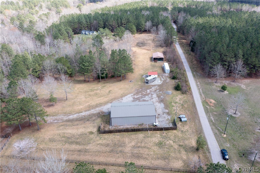 22074 Cabin Point Road Disputanta, VA 23842 - Photo 1 of 15 Aerial View from Cabin Point Road