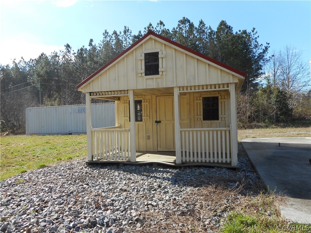 22074 Cabin Point Road Disputanta, VA 23842 - Photo 10 of 15 Storage Shed with electricity