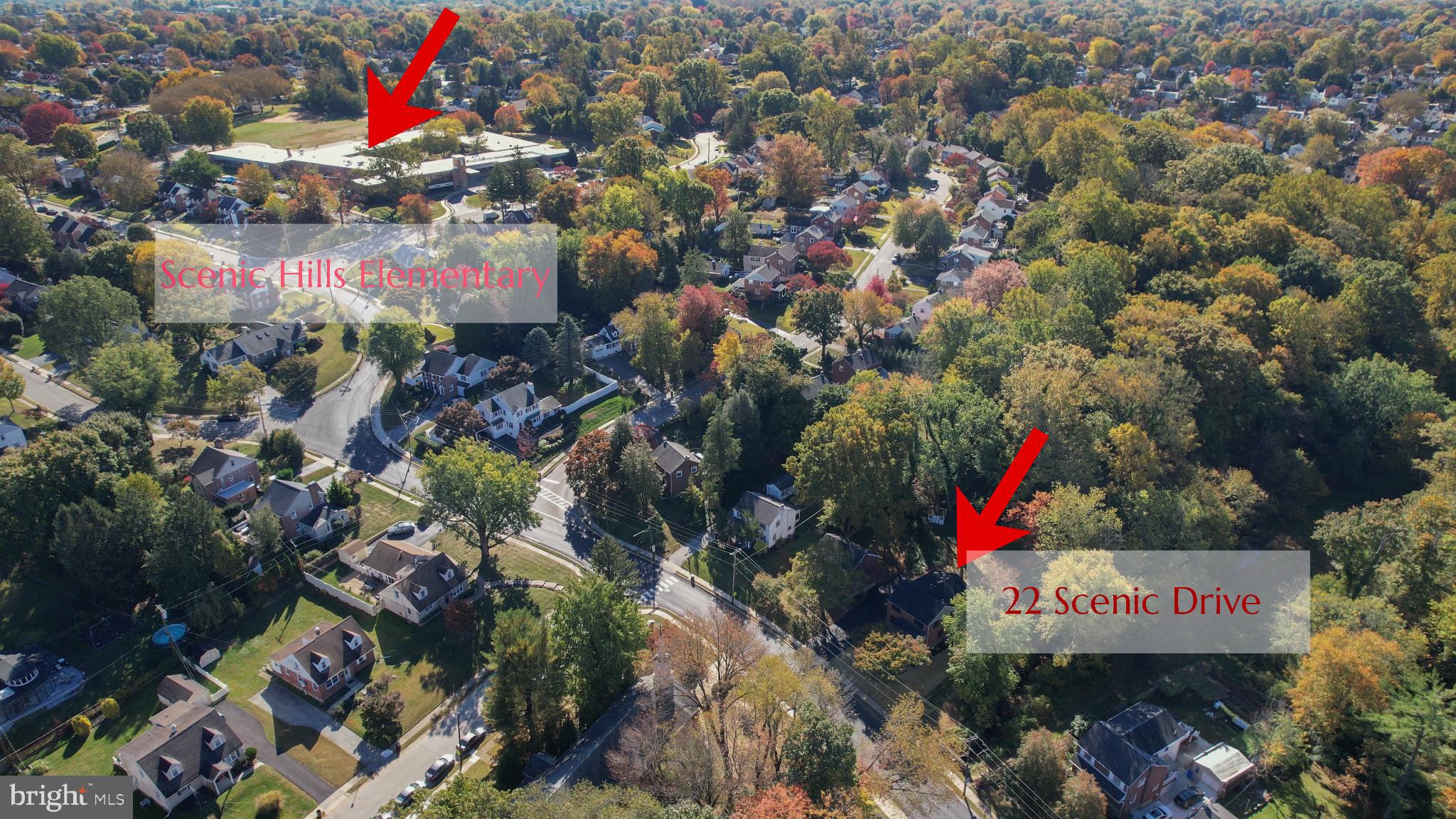 22 Scenic Road Springfield, PA 19064 - Photo 53 of 56 approximately 4 min walk to the Elementary School