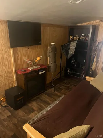 a room with table and chairs