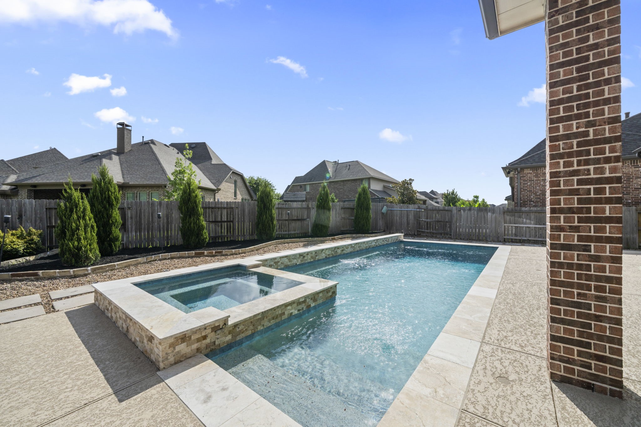 3938 Avalon Ridge Drive Spring, TX 77386 - Photo 39 of 49 This fantastic pool and spa is where you'll want to be this summer
