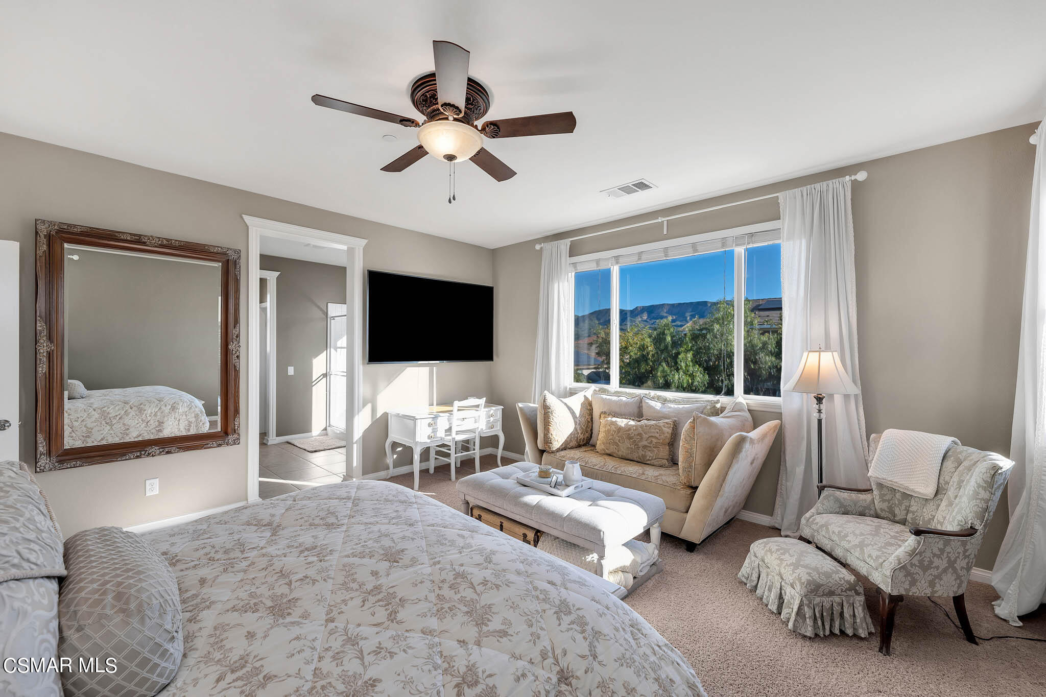 324 River Street Fillmore, CA 93015 - Photo 15 of 48 a living room with furniture fireplace and a flat screen tv