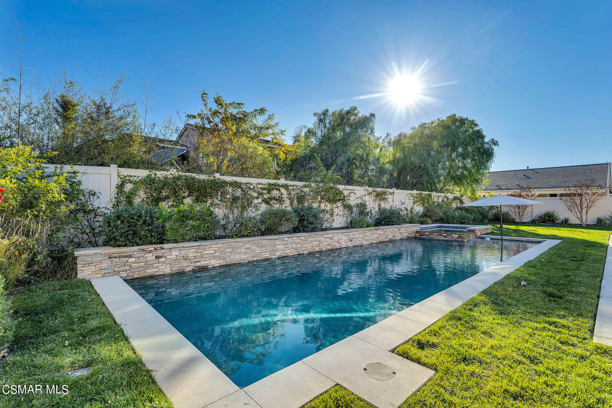 324 River Street Fillmore, CA 93015 - Photo 32 of 48 a view of a swimming pool with a yard