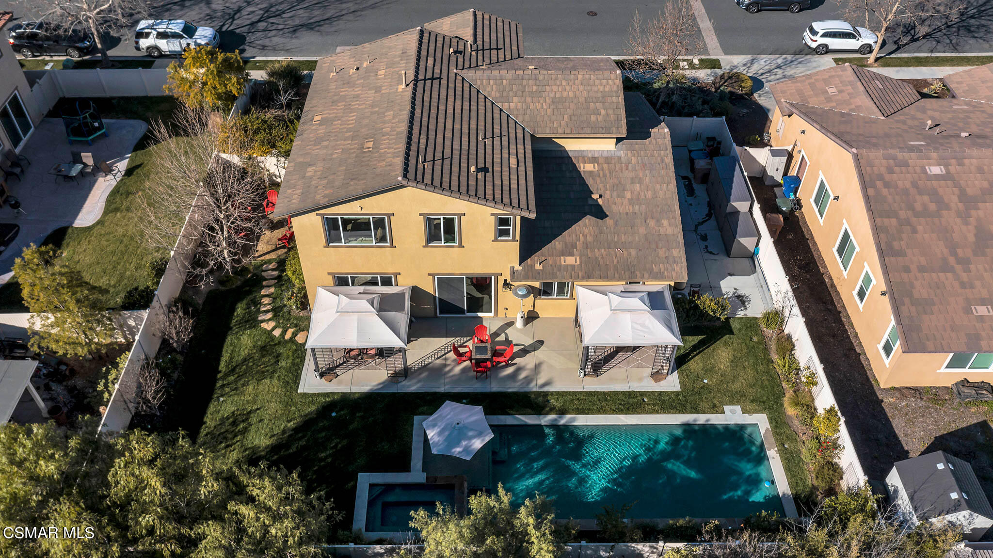 324 River Street Fillmore, CA 93015 - Photo 38 of 48 an aerial view of residential houses with outdoor space