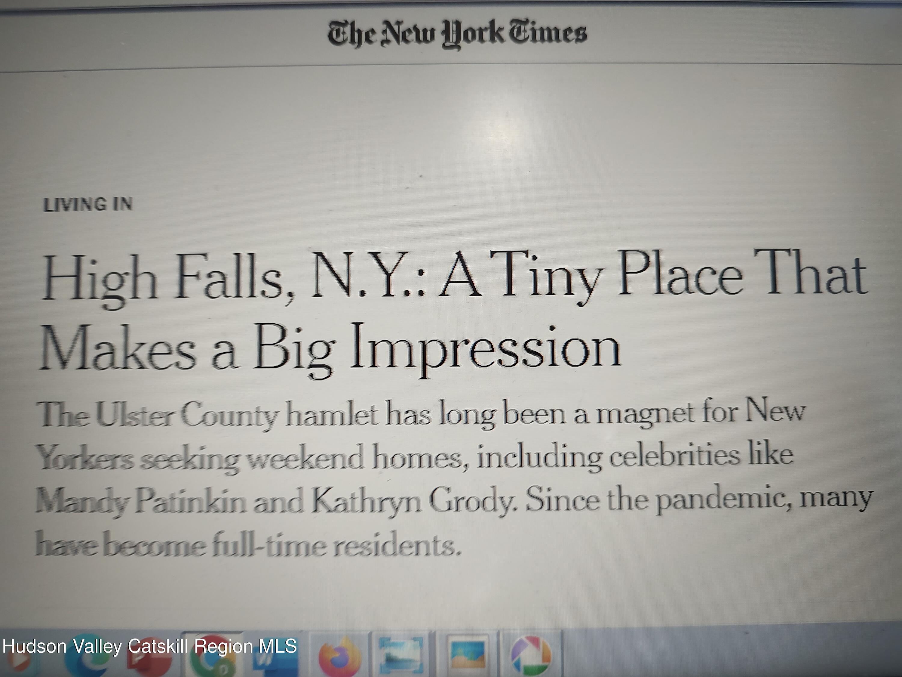 64 Old Rte 213 High Falls, NY 12440 - Photo 25 of 25 NY Times Promotes High Falls, NY