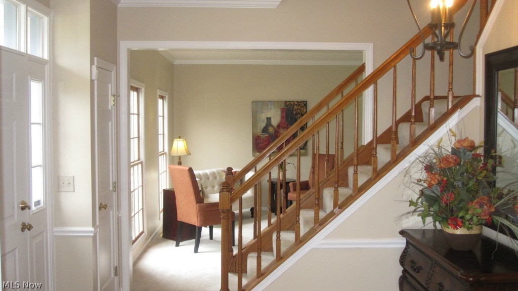 7451 North Marblehead Road Hudson, OH 44236 - Photo 2 of 24 Foyer with recently painted trim.
