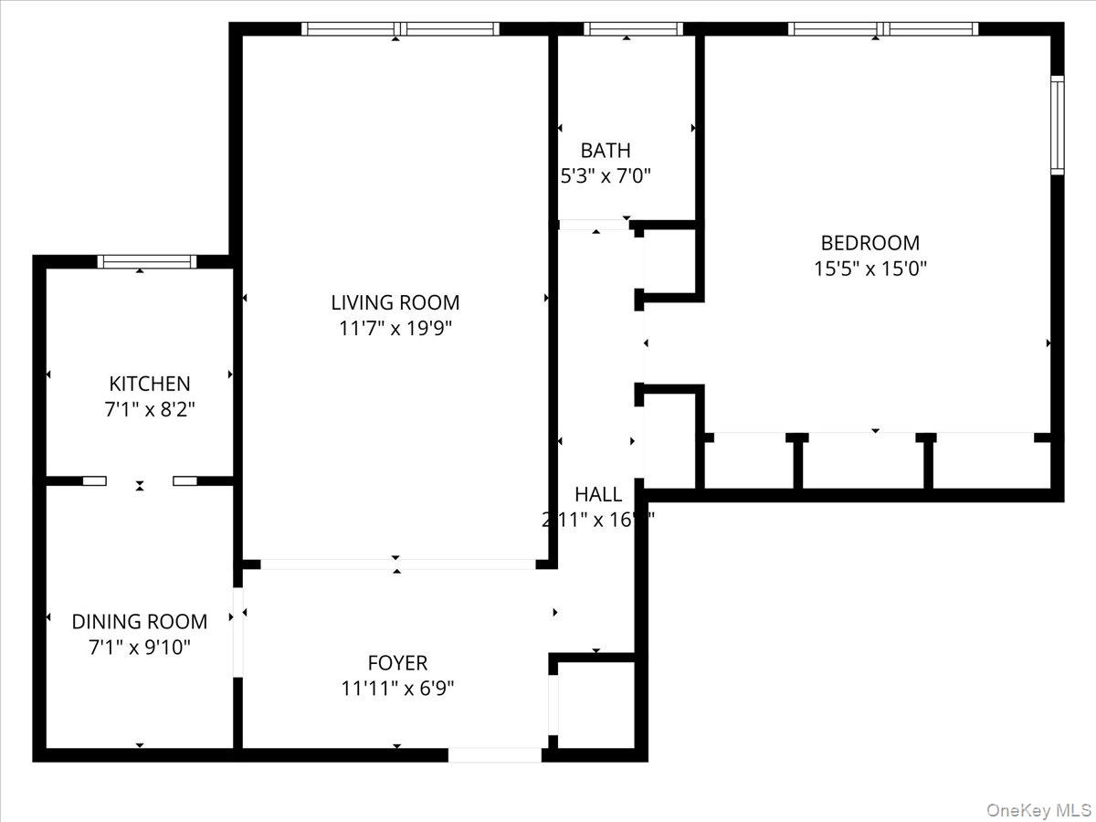 110-45 71st Road, Unit 6D Queens, NY 11375 - Photo 20 of 20 View of floor plan / room layout