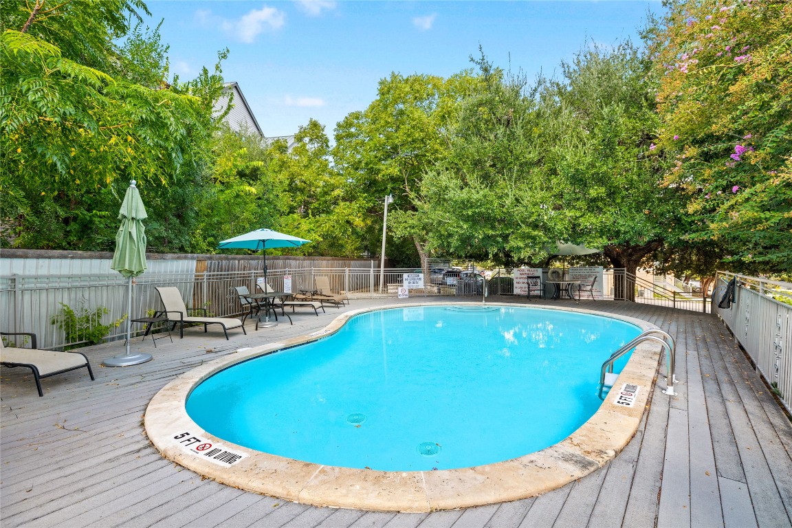 3204 Menchaca Road, Unit 216 Austin, TX 78704 - Photo 27 of 38 a view of swimming pool with seating space