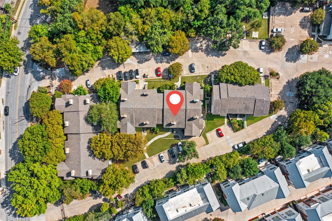 3204 Menchaca Road, Unit 216 Austin, TX 78704 - Photo 36 of 38 an aerial view of a house