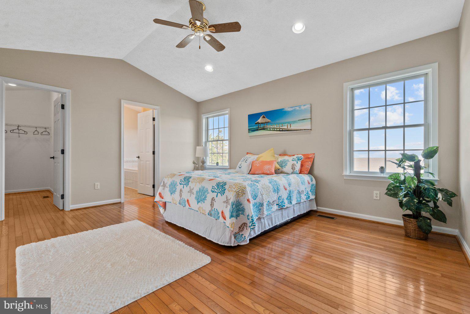 9205 Cuckold Point Road Sparrows Point, MD 21219 - Photo 18 of 47 Primary Bedroom with Hardwood Floors