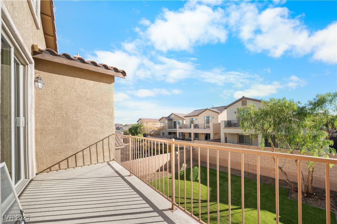 10059 Lady Apple Drive Las Vegas, NV 89148 - Photo 19 of 31 Balcony with a residential view