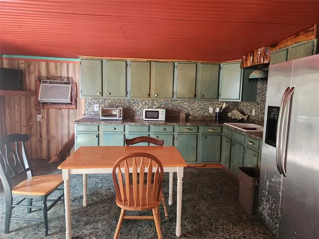 a outdoor view with a sitting space