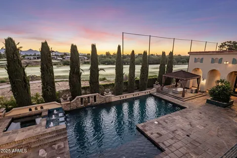 a view of outdoor space and a lake view