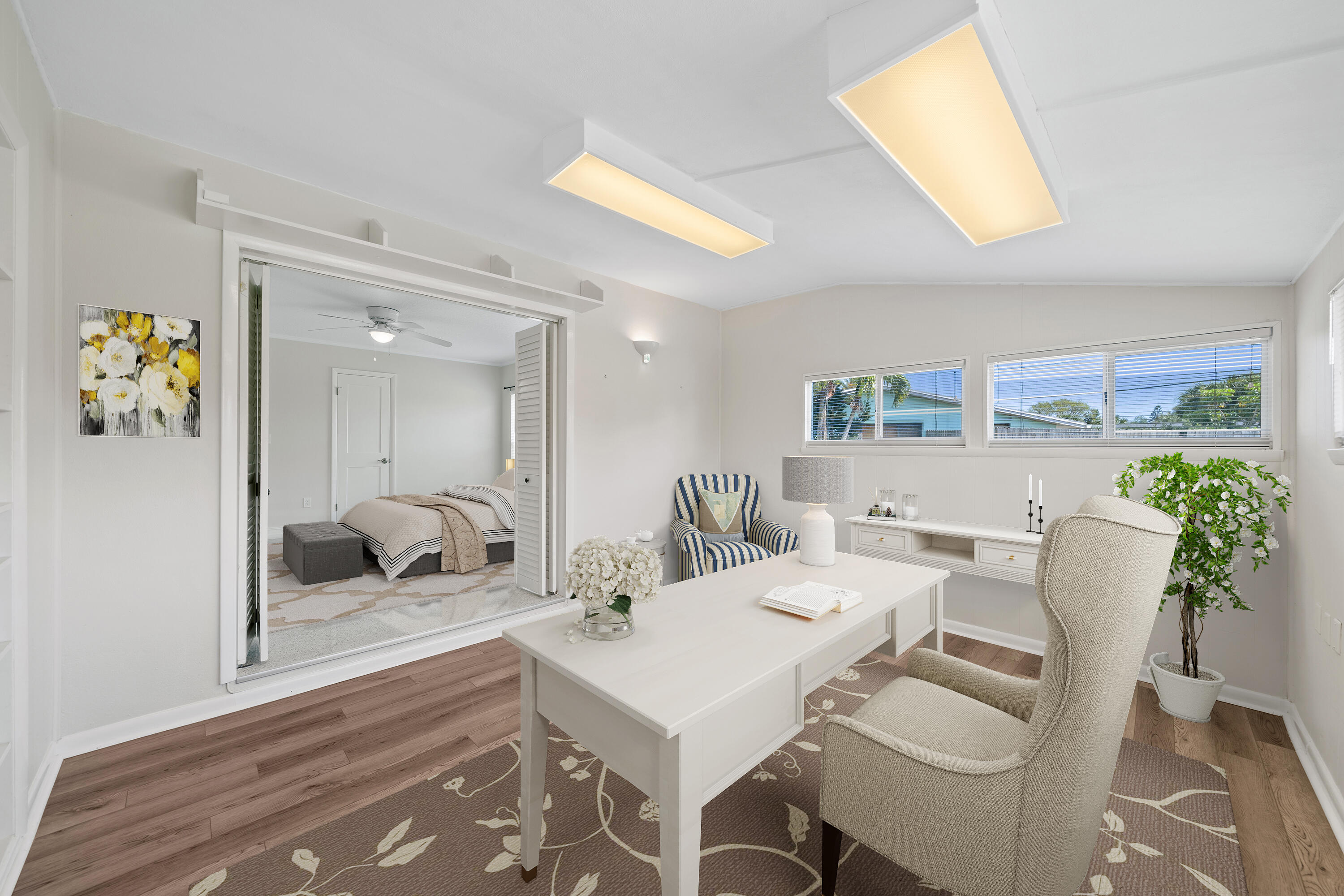 415 Rosedale Drive Satellite Beach, FL 32937 - Photo 14 of 52 a view of a dining room with furniture and a wooden floor