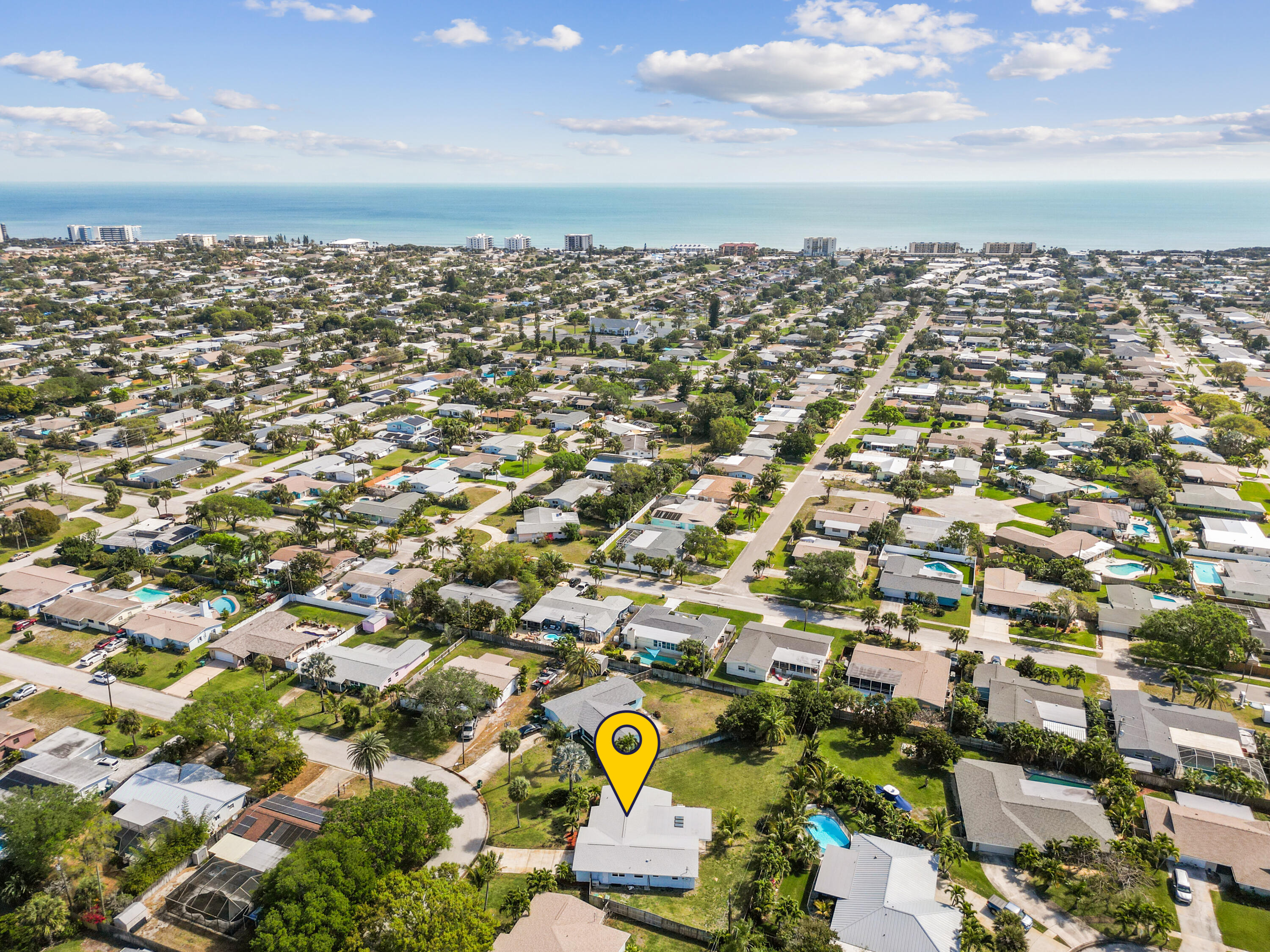 415 Rosedale Drive Satellite Beach, FL 32937 - Photo 3 of 52 an aerial view of a city