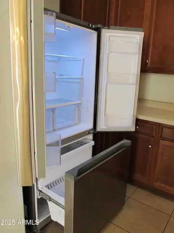 a close view of closet