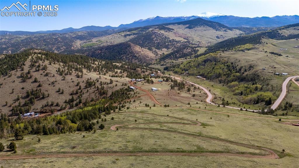 Conley Ranch Road Cripple Creek, CO 80813 - Photo 6 of 23 a view of a mountain in the distance