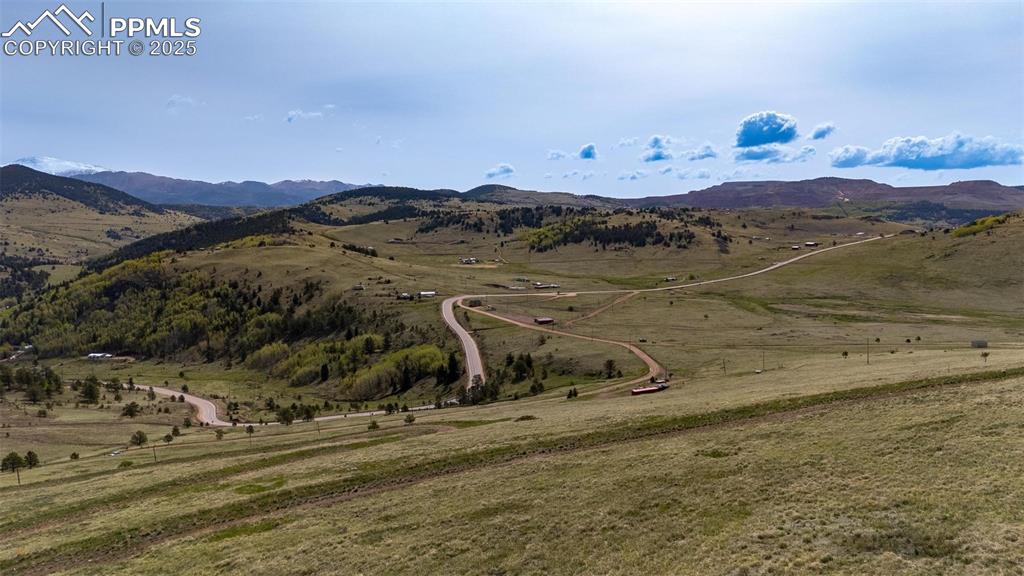 Conley Ranch Road Cripple Creek, CO 80813 - Photo 8 of 23 a view of a backyard with mountain view