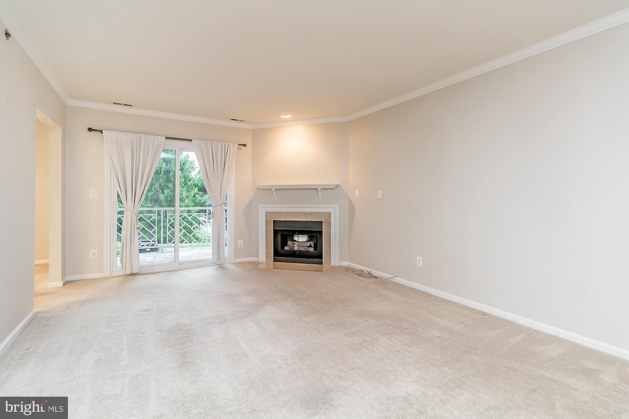 414 Rockfleet Road, Unit 201 Lutherville-Timonium, MD 21093 - Photo 16 of 35 Gas fireplace in living room