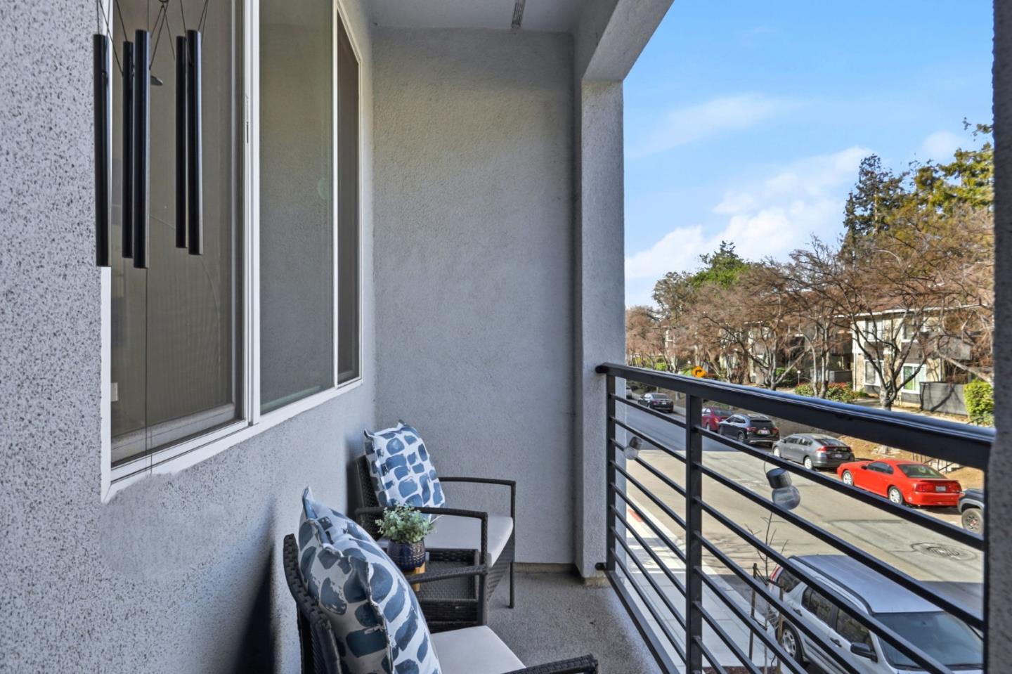 2580 Gimelli Way San Jose, CA 95133 - Photo 33 of 40 a view of a balcony with chair and a potted plant