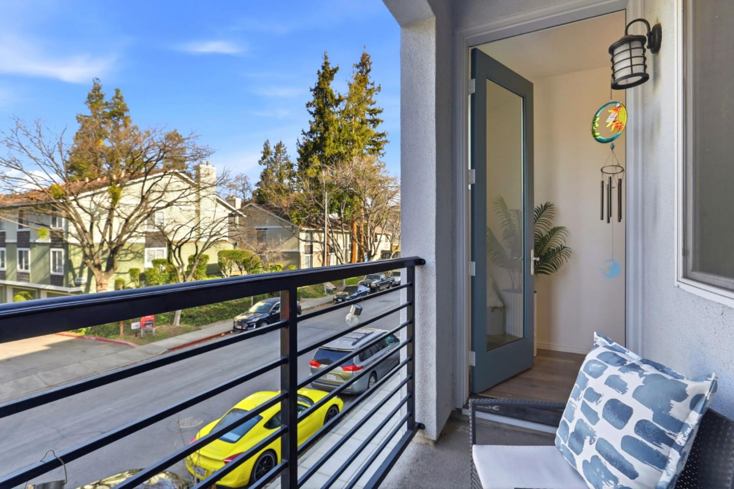 2580 Gimelli Way San Jose, CA 95133 - Photo 34 of 40 a view of a balcony with wooden floor and bench