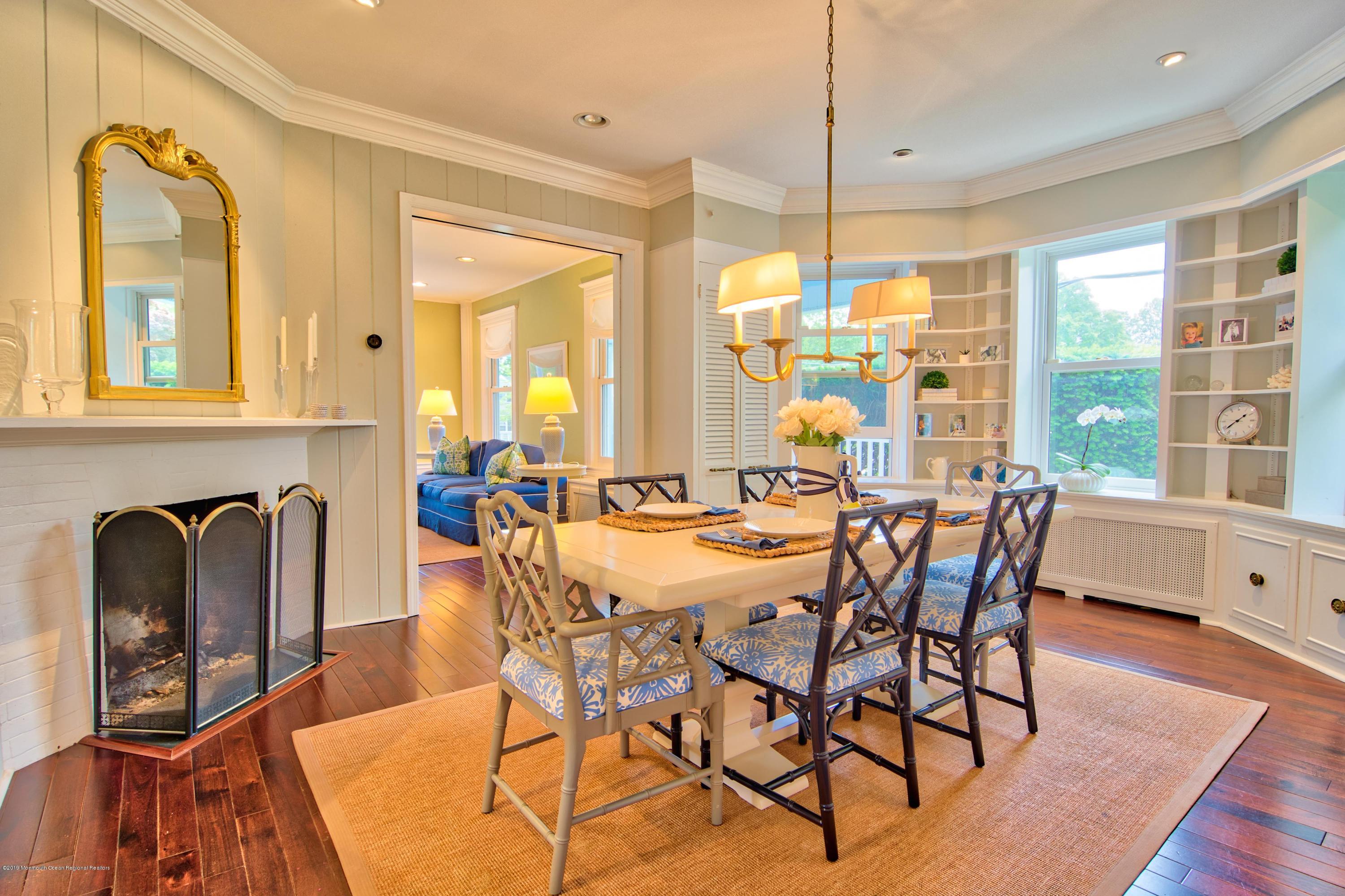 52 Ridge Road Rumson, NJ 07760 - Photo 10 of 34 Dining room with fireplace