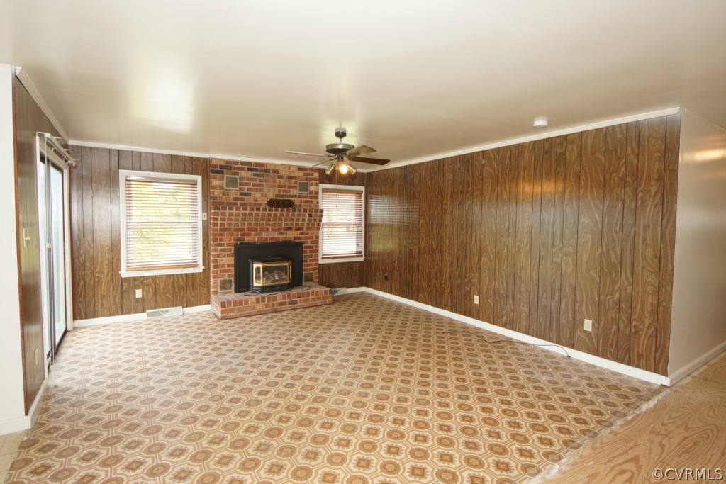 2244 Pony Farm Road Maidens, VA 23102 - Photo 5 of 13 a big room with windows and fireplace