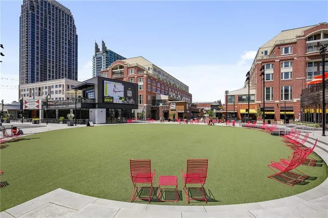 a view of building with outdoor space