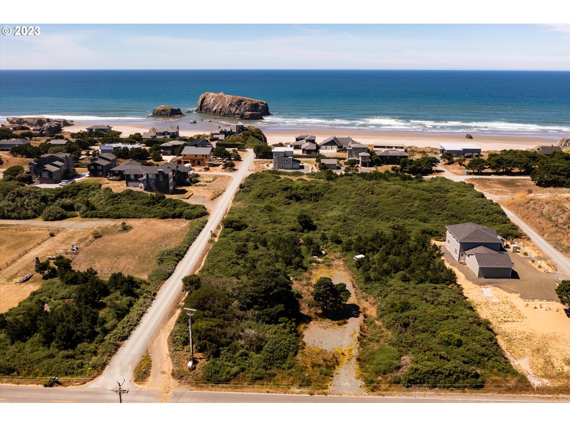 0 Beach Loop Bandon, OR 97411 - Photo 13 of 13 an aerial view of a house