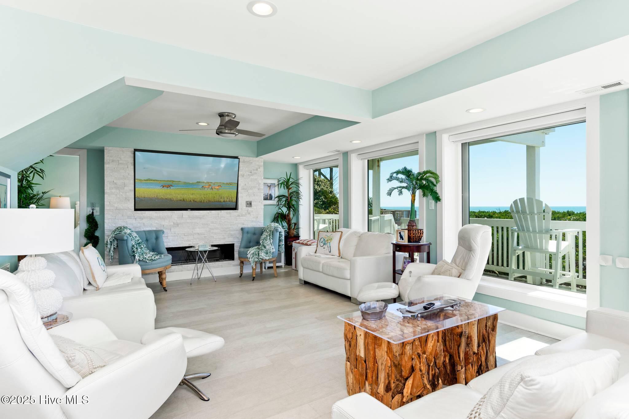 1829 Salter Path Road Indian Beach, NC 28512 - Photo 15 of 27 Beautifully Appointed Main Living Area