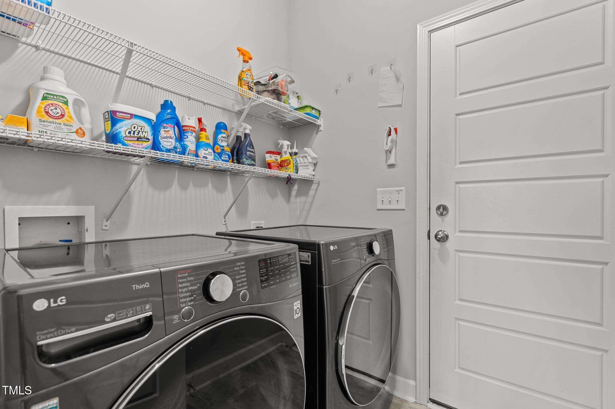240 Northview Drive Middlesex, NC 27557 - Photo 30 of 58 a utility room with dryer and washer