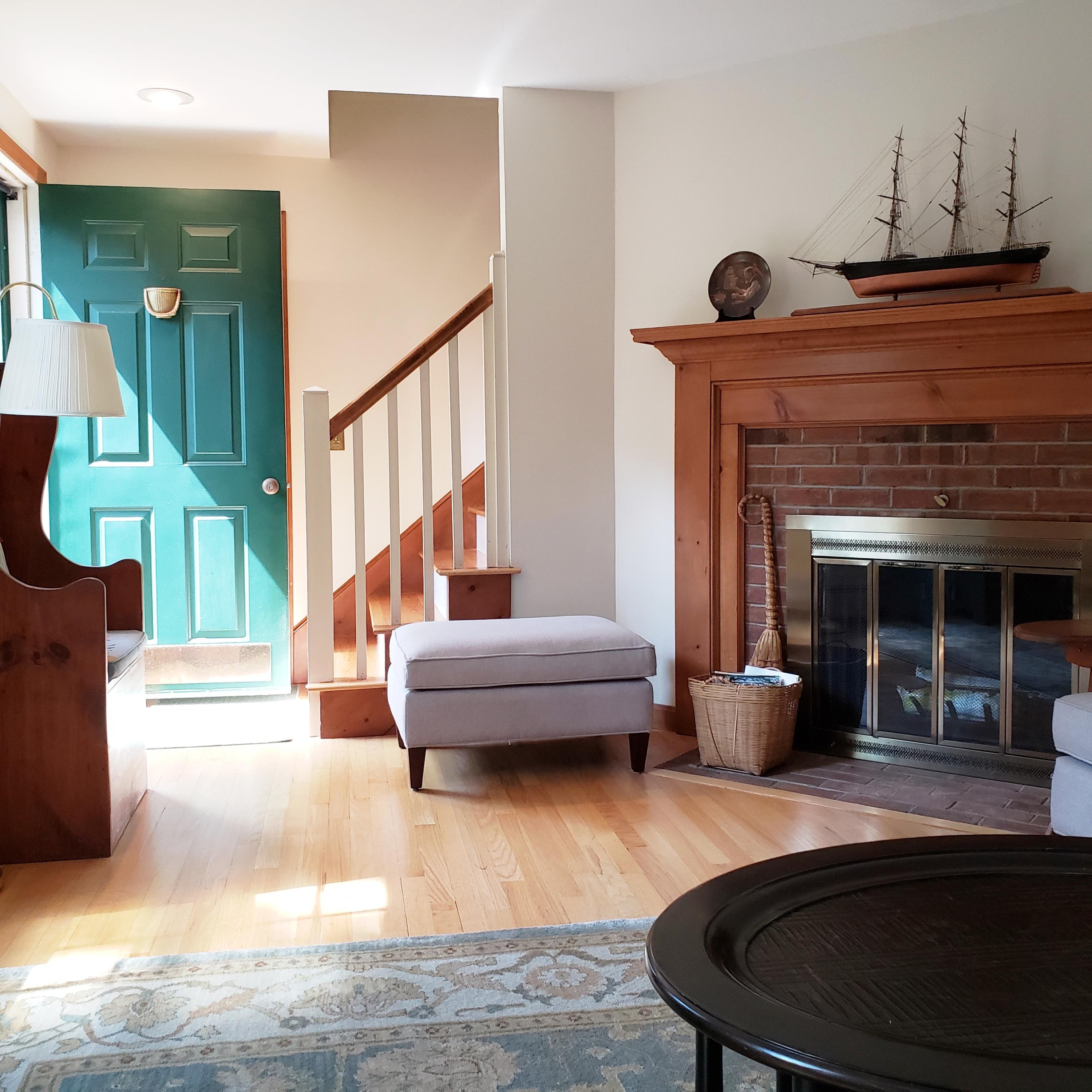56 Flintrock Road Barnstable, MA 02630 - Photo 16 of 17 Living Room with Center Fire Place
