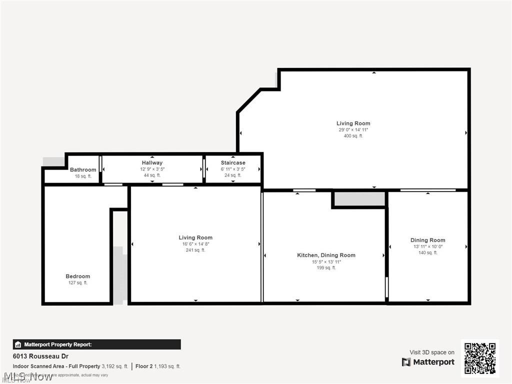 6013 Rousseau Drive Parma, OH 44129 - Photo 48 of 50 Floor Plan