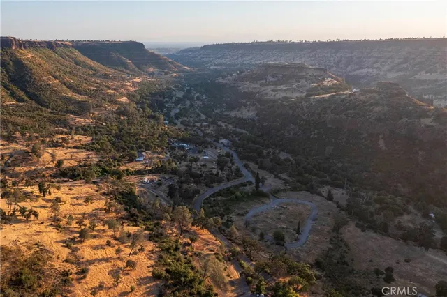 a view of a dry yard