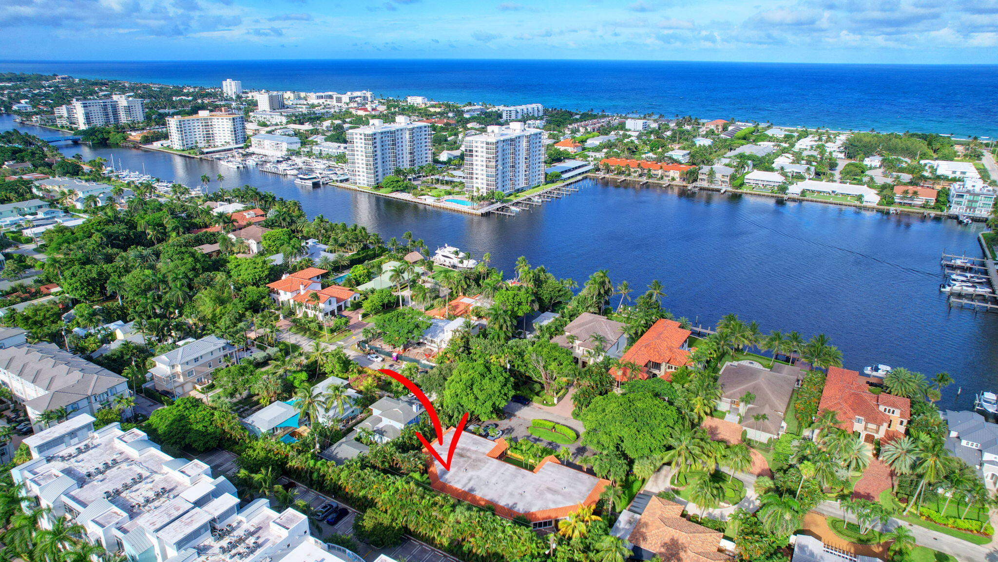 318 Southeast 7th Avenue, Unit 3 Delray Beach, FL 33483 - Photo 2 of 26 a view of a city with ocean view